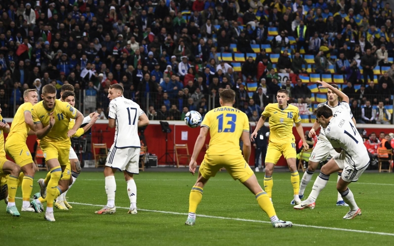 Сборная Украины сыграла вничью с Италией и не вышла на Евро-2024