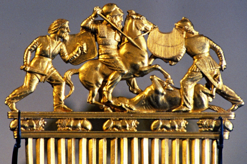 Таможня Украины сообщила, что 2,7 килограмма скифского золота прибыло в страну 