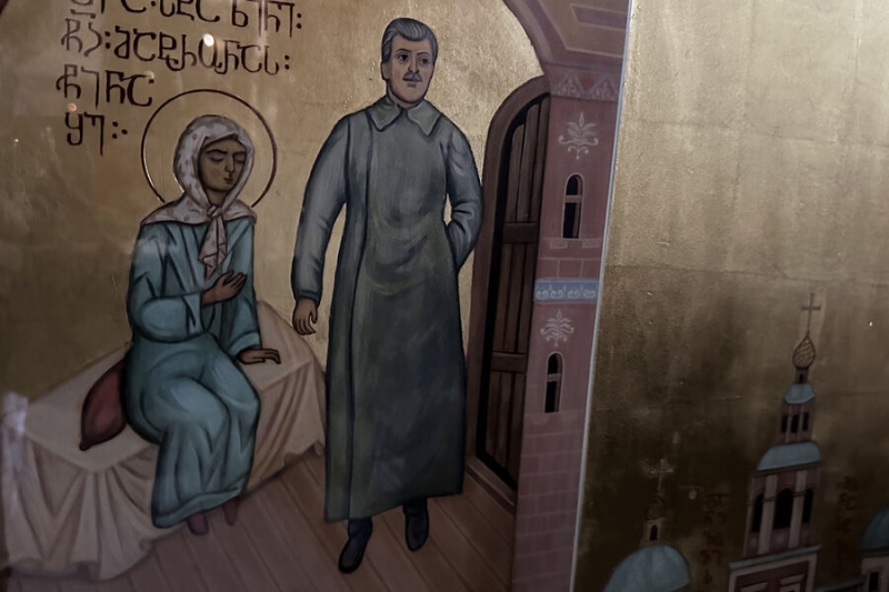 В Грузии согласились переписать икону со Сталиным по просьбе патриархии страны 