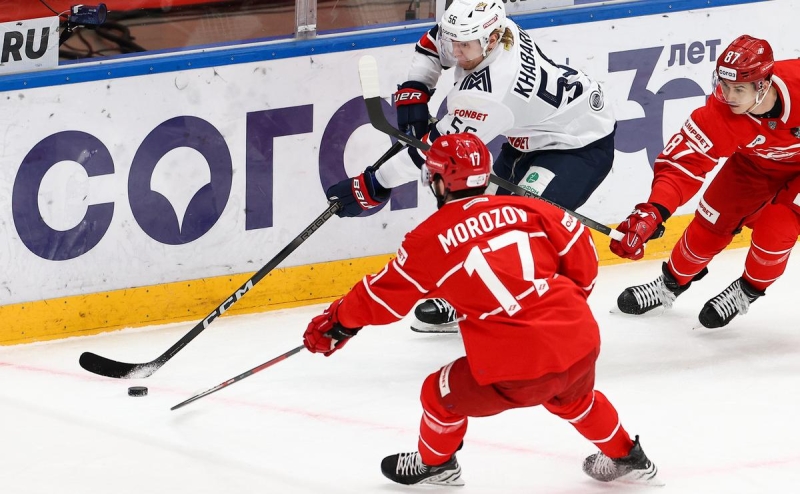 «Спартак» сравнял счет в серии плей-офф КХЛ с «Металлургом»