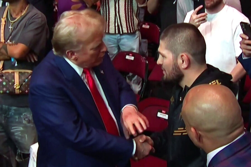 Трамп пообещал бывшему чемпиону UFC Нурмагомедову остановить войну в Палестине 