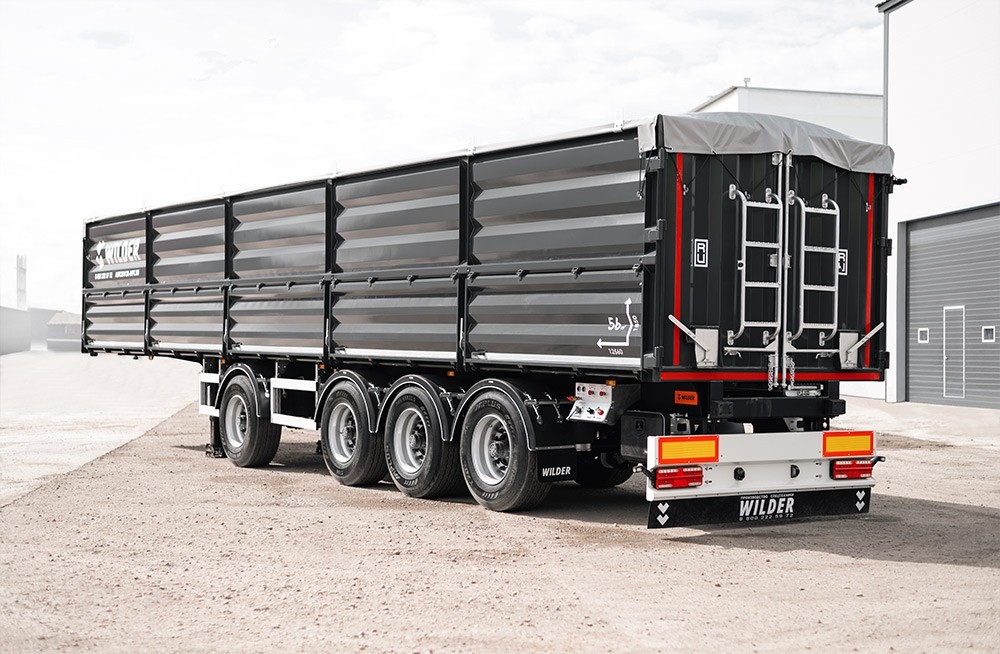 Бортовые полуприцепы-зерновозы: виды и области применения