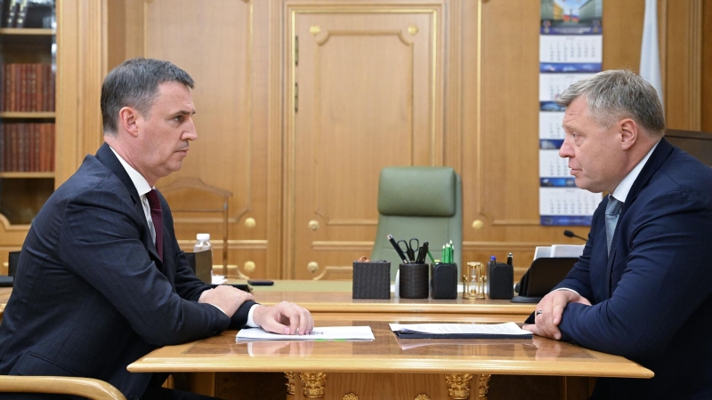 Патрушев встретился с губернатором Астраханской области