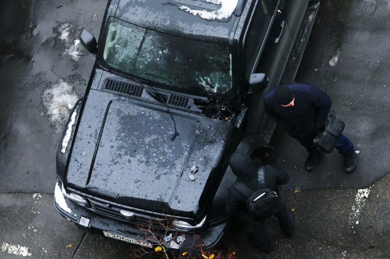 По подозрению в подрыве машины ресторатора в Москве задержан его бизнес-партнер 