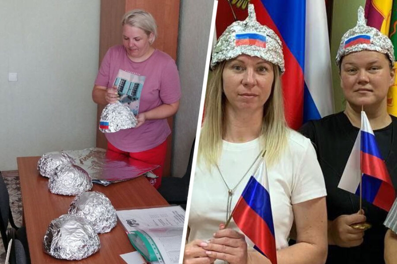 Пранкер убедил учителей из РФ надеть шапочки из фольги для защиты от НАТО