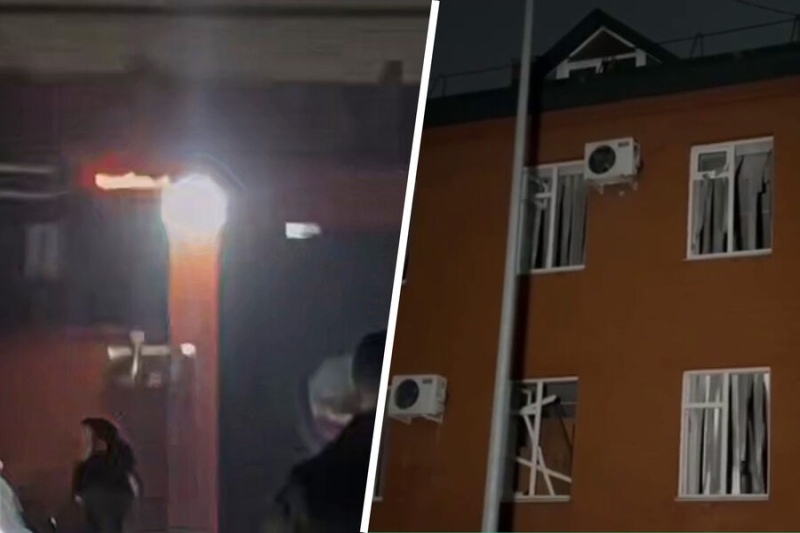 Беспилотник ВСУ сбит над казарменными зданиями спецполка полиции в Грозном 