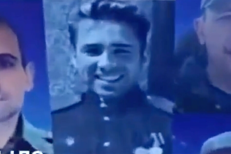 «Похожи?». Фото порноактера разместили на панно ко Дню Победы 