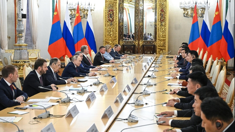 Путин оценил рост товарооборота между Россией и Монголией