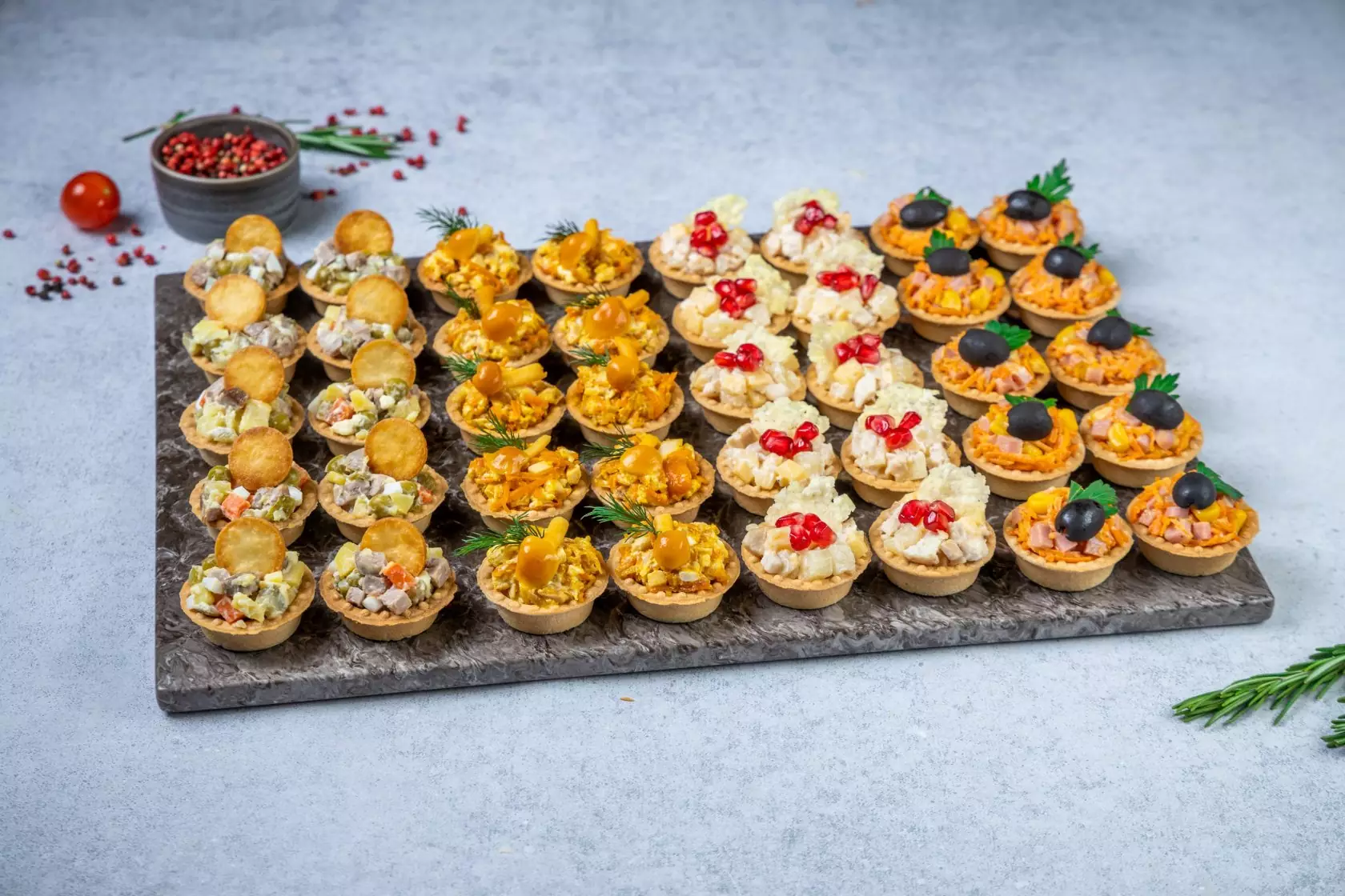 Выбор тарталеток с начинкой для фуршета: на что обратить внимание при заказе