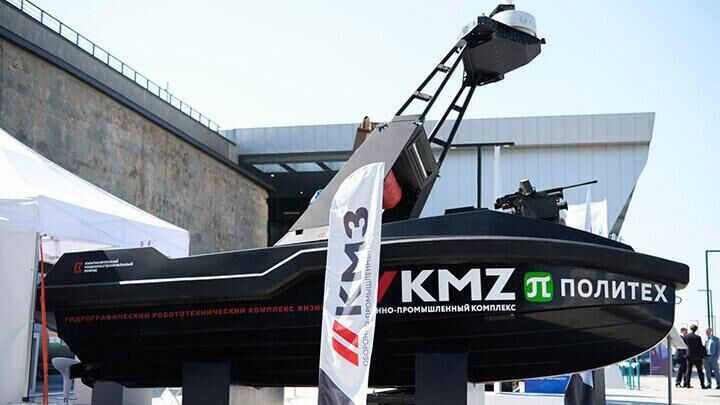 Безэкипажный катер "Визир" стал быстрее, рассказали в КМЗ