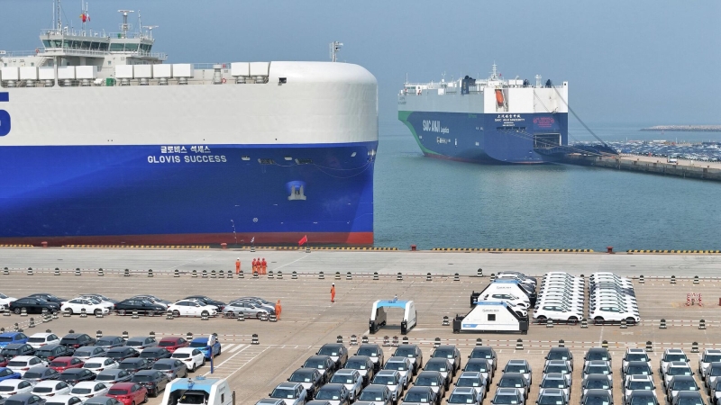 Поставки автомобилей из КНР в США снизились до минимума с марта 2024 года