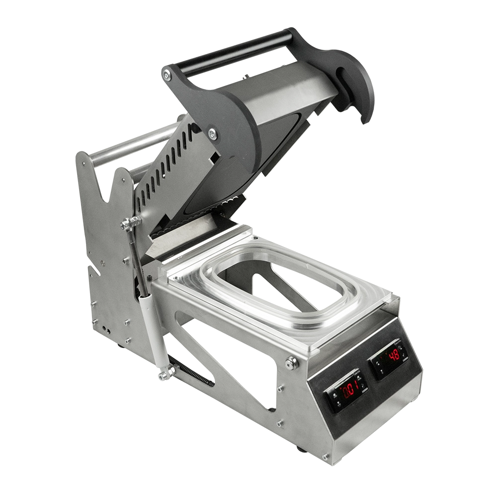 Полуавтоматический запайщик контейнеров: оборудование для упаковки продуктов и суши